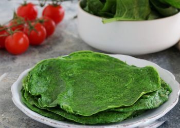 Spinach crepes