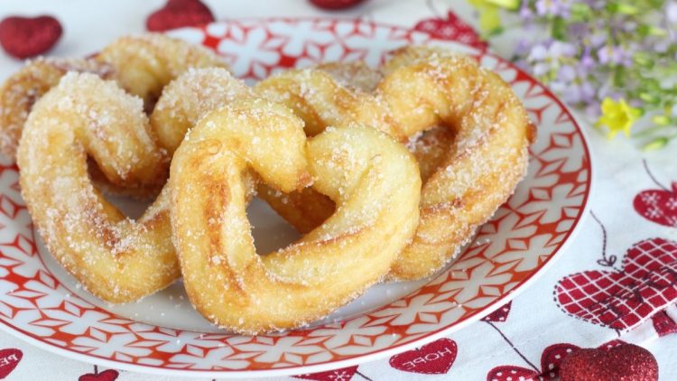 Valentine's Day Heart-Shaped Churros